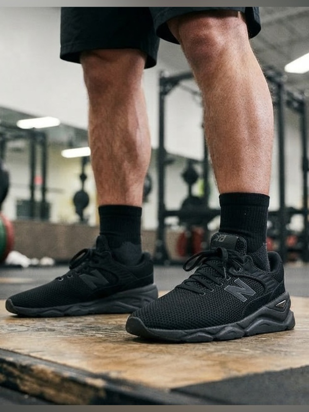 New Balance MSX90CRE X90 Black Magnet Mens Revlite Lifestyle Sz 10.5 gym sneaker